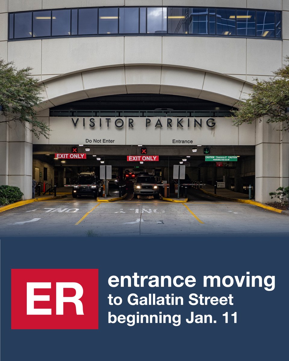 🚧 Traffic update! Beginning Jan. 11, anyone driving to the Huntsville Hospital ER must use the Visitor Parking entrance on Gallatin Street. The Madison Street ER entrance is closing temporarily due to a construction project.

Click for more information 👉 bit.ly/40fEDi6