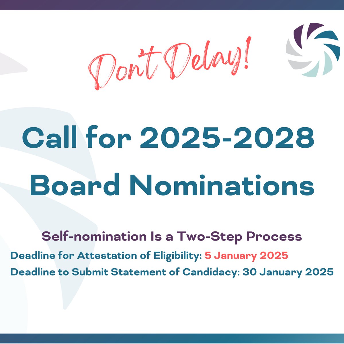 IOA is pleased to invite nominations for the 2025-2028 IOA Board of Directors Term. There will be five director seats included in the election. All elected candidates will begin their service following the IOA  Annual Meeting in Spring 2025. Read More: ow.ly/pI0U50UyT9A