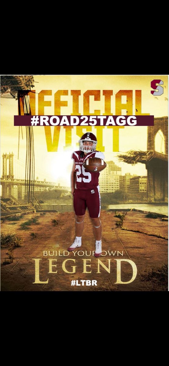 Thanks coach <a href="/CoachJDiRenzo/">Jacob DiRenzo</a> for the official visit invite. Looking forward to learning more from about the program. <a href="/_SCFootball/">Springfield Football</a> <a href="/StJosephFB/">St. Joseph Football</a>