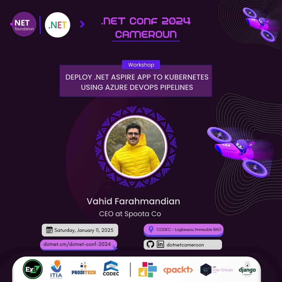 Deploying the .NET Aspire Application on Kubernetes using Azure DevOps Pipelines

<a href="/dotnetCameroon/">.NET Cameroon</a>
<a href="/dotnetfdn/">.NET Foundation</a> <a href="/dotnet/">.NET</a> #dotnet #dotnetconf #dotnetconfcameroon #dotnetconfcameroun #devops #kubernetes #azure  #africa
