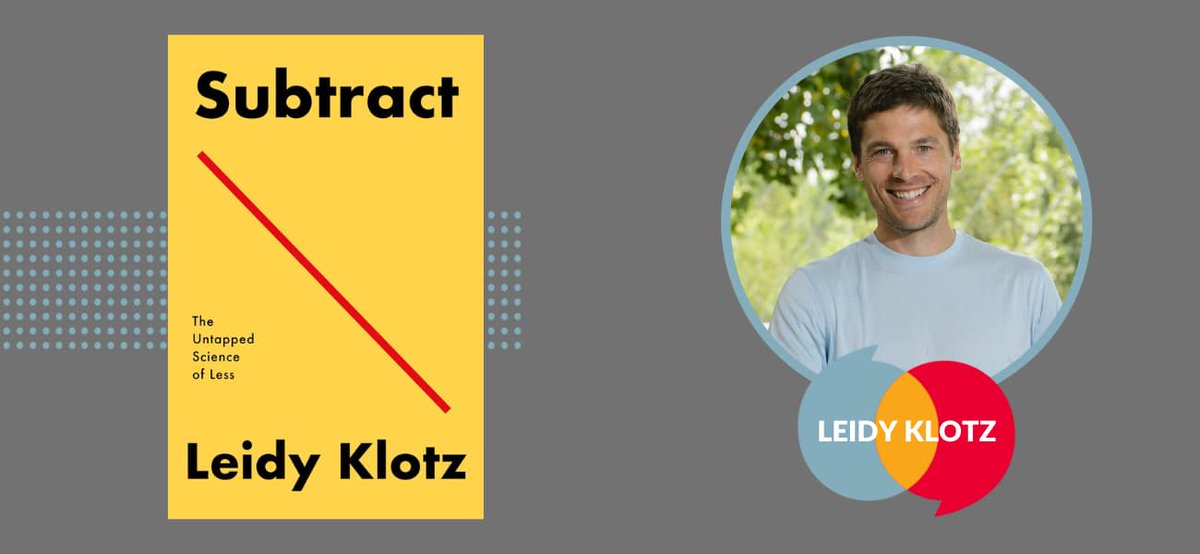 Start fresh in 2025! Our experts in the art of listening, problem-solving, and intention-building help revolutionize our routines.

📣 Check out Leidy Klotz's speaker page: macmillanspeakers.com/speaker/leidy-…

WATCH: Less is more: Why our brains struggle to subtract: youtube.com/watch?v=1y32Op…