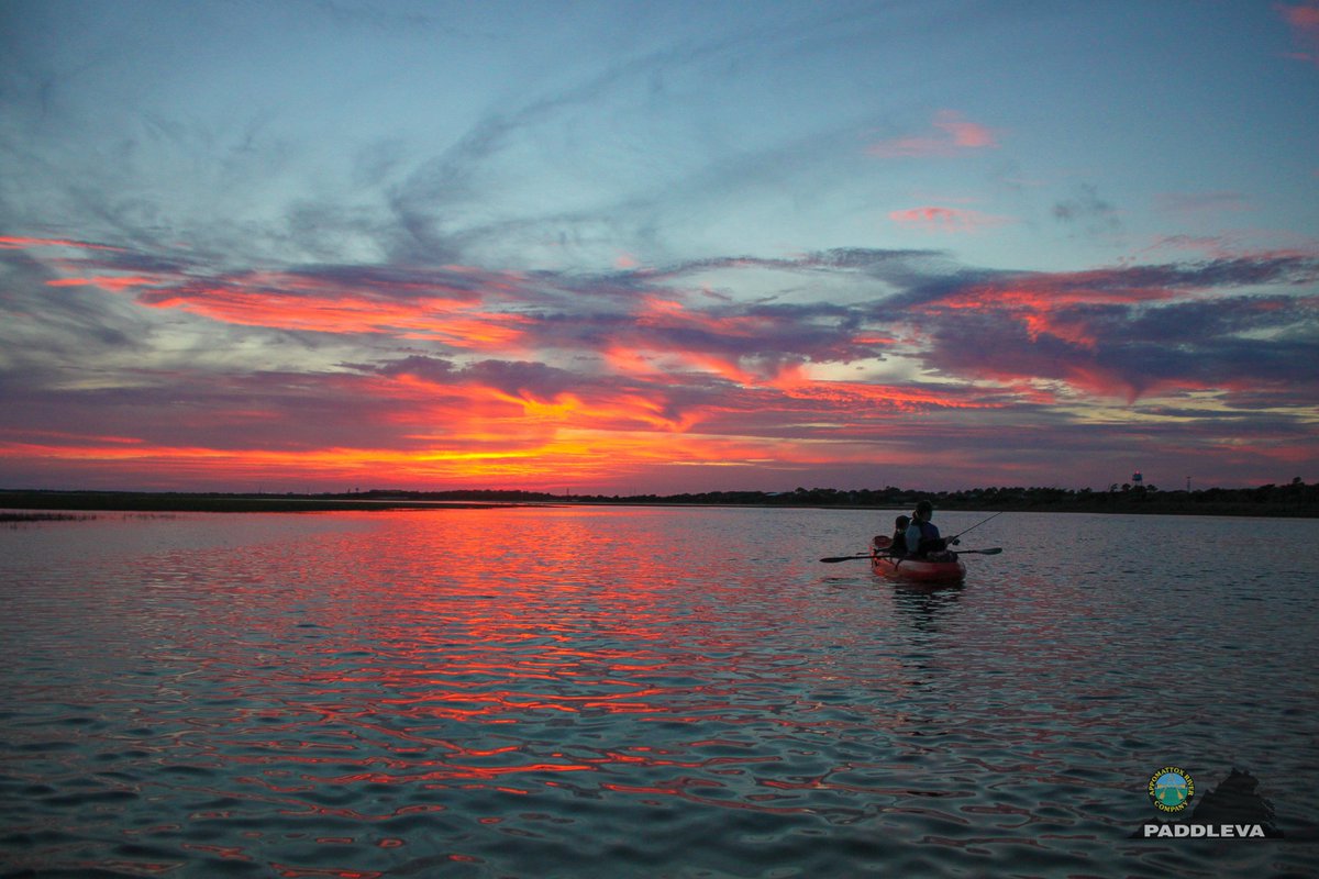 The perfect way to end a long weekend.

#PaddleVA