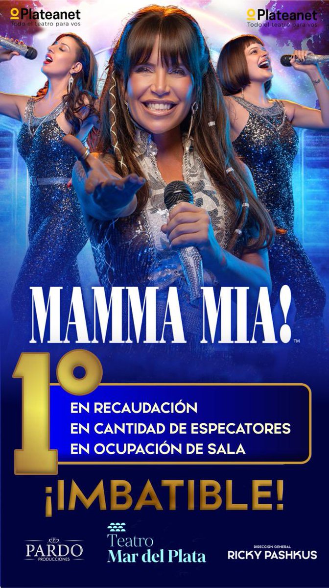 GRACIAS MAR DEL PLATA 💙 #MammaMia