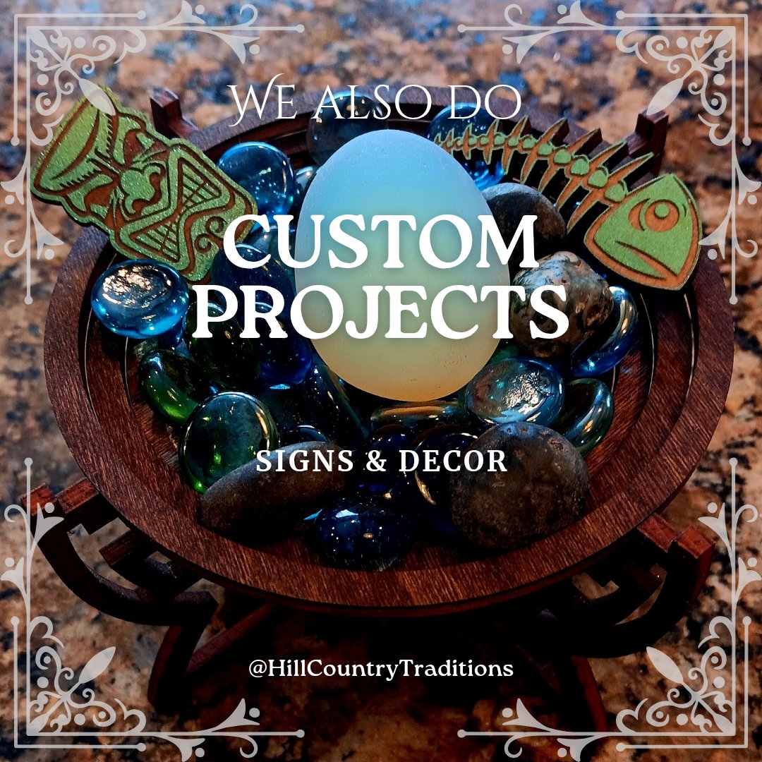 HC_Traditions's tweet photo. We also do custom projects! Whether it's a sign  for your business, coasters, caddies or anything else that you need engraved! Message us your inquiry! 👽🖖#FridayVibes #custom #project #sign #decor https://t.co/5TPSFCtDuC