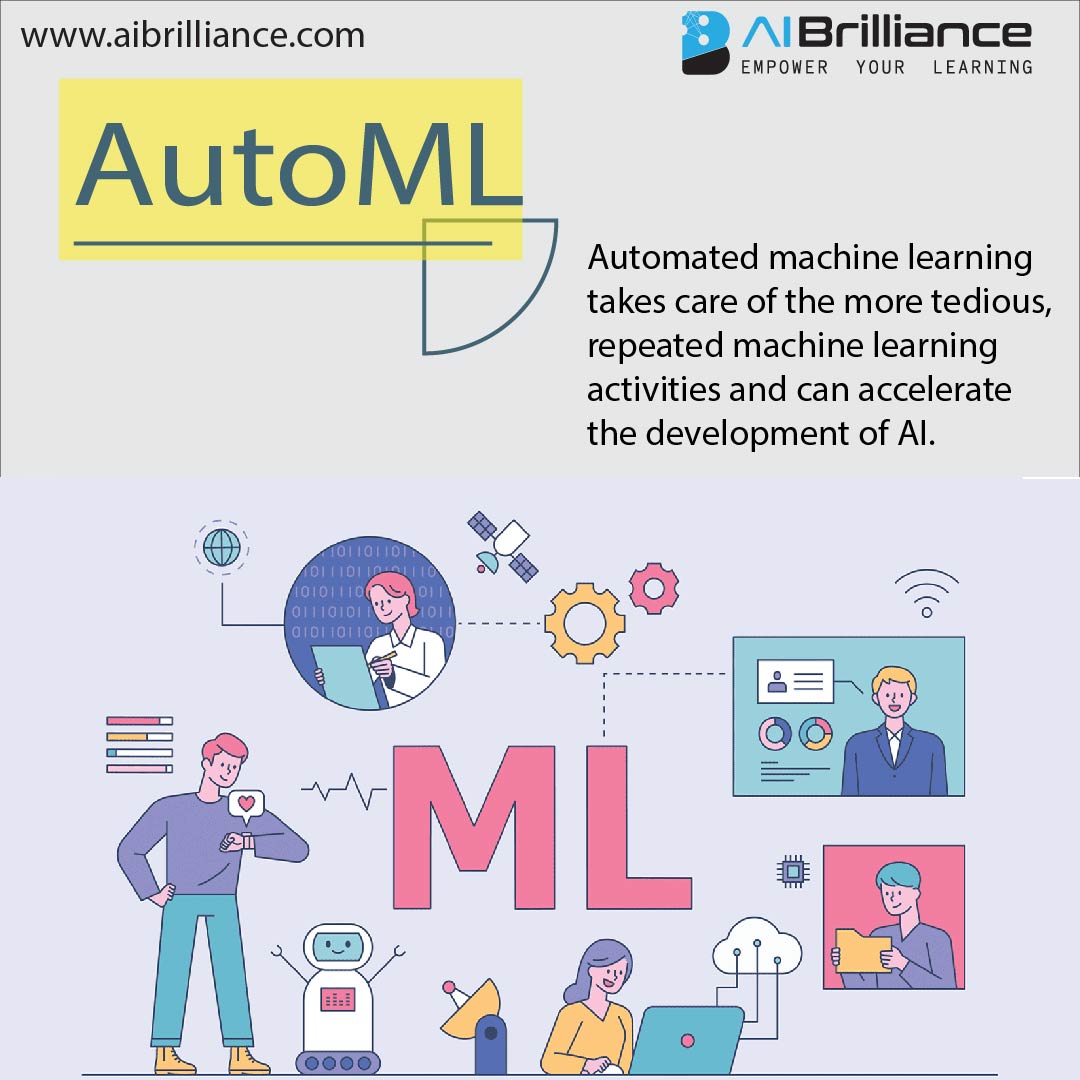 AIBrilliance1's tweet image. Discover Automated Machine Learning. 🤖🔄 It automates repetitive tasks, speeding up AI development and increasing efficiency. #AutomatedMachineLearning #AI #Efficiency #Aibrilliance. Learn more at aibrilliance.com.