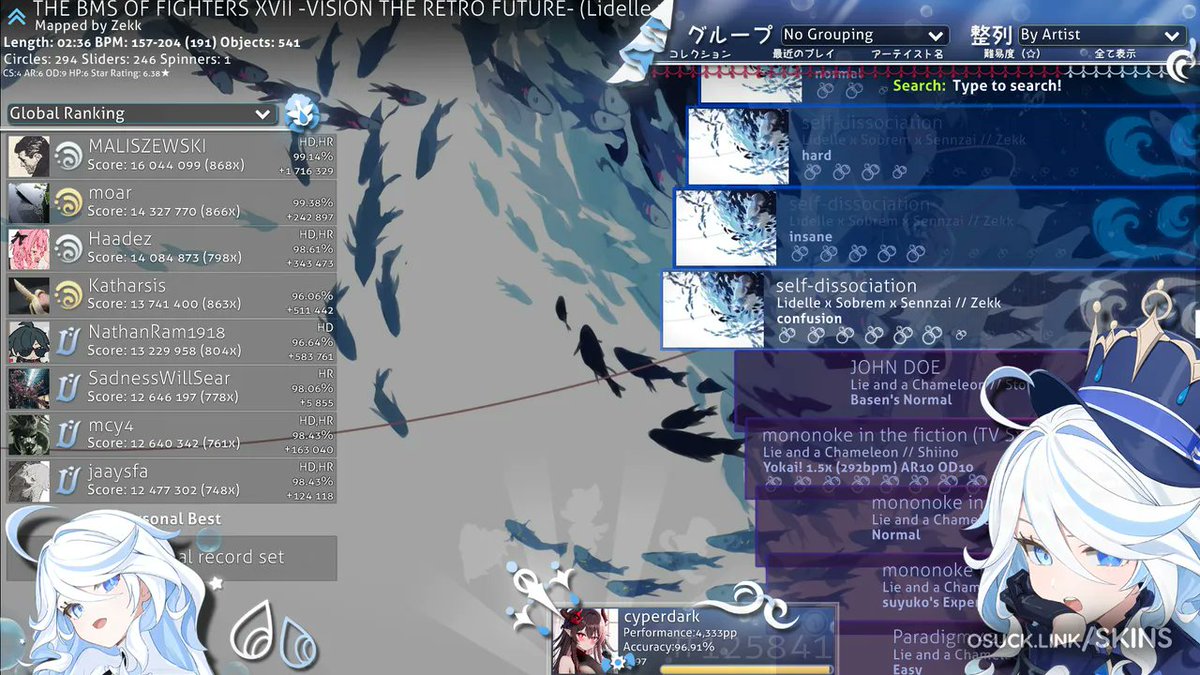 New osu skins tweet media