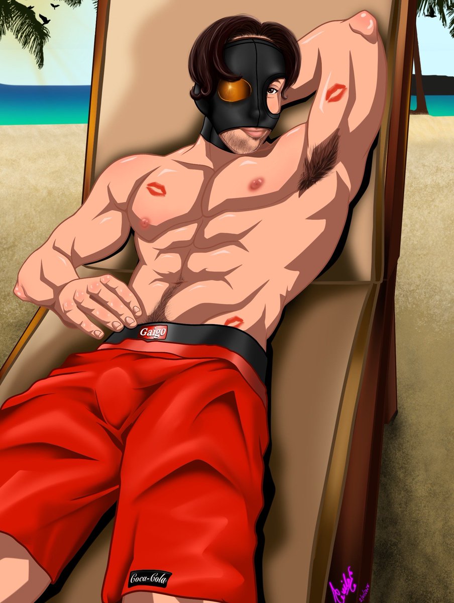 Este Fanart es demasiado Hot para X. Cuenta la leyenda que casi borran la cuenta por su existencia. "Sabroso y peligroso"

#gaigo #fanart #arte #playadelamor