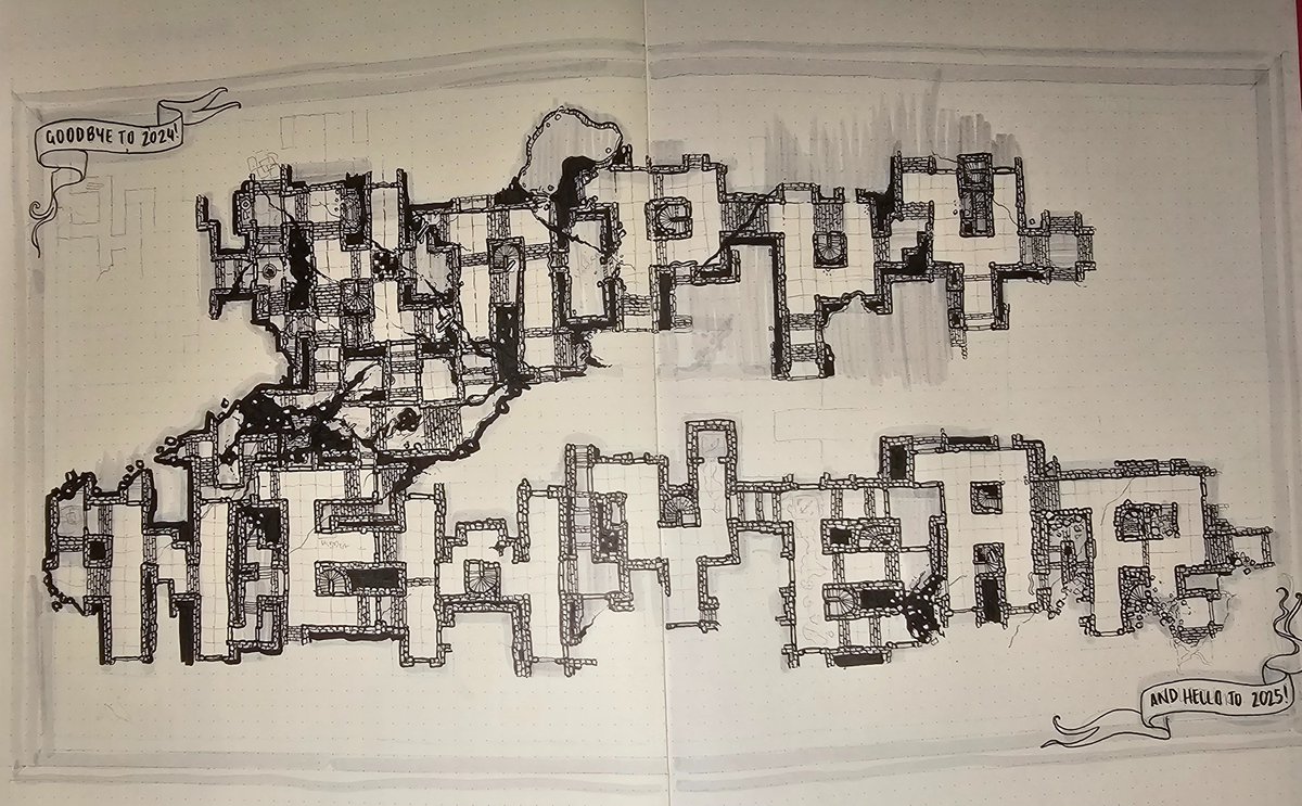 A little late to the party but still wrapping up the house move.. I plan to populate the rest of the page with some of the rooms as I slowly sink my teeth into the next year of rooms, maps, and solo dungeon adventures.

#dungeon25