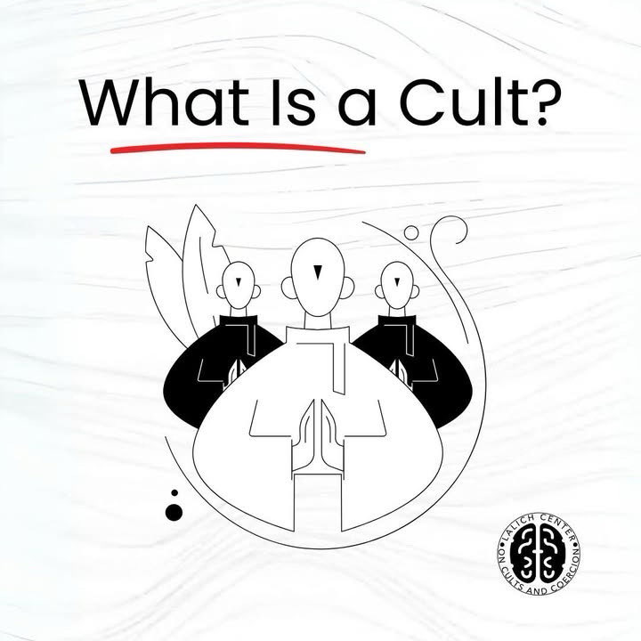 Through my research about #spiritualtrauma, I'm sometimes asked what makes a group a cult and this is a really clear way of understanding their characteristics as distinct from other types of harmful groups

Learn more: lalichcenter.org/resources-what…