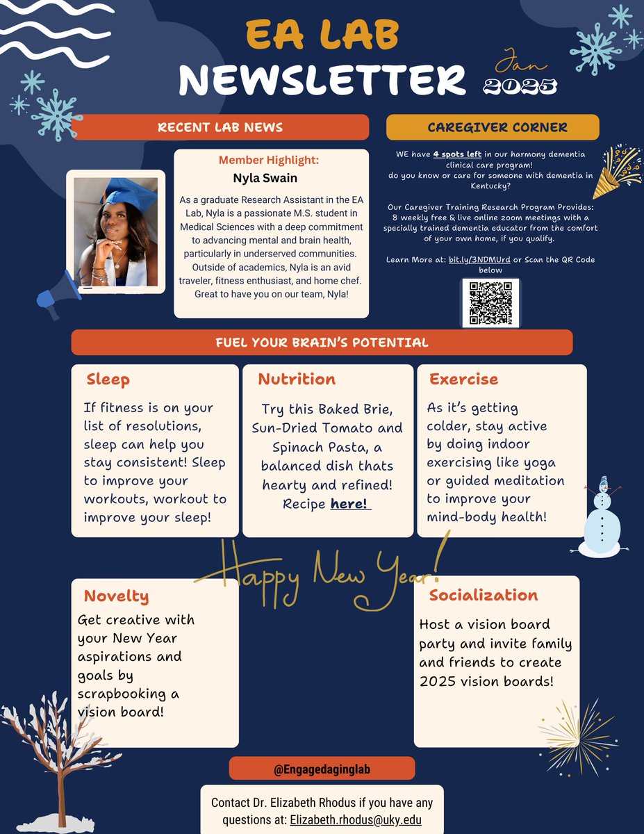 Happy New Year! The January newsletter has arrived and is included below. Please read through it, as this month includes reflection and renewal tips to keep yourself inspired, uplifted, and embracing new healthy beginnings this January!
Recipe: eatingwell.com/baked-brie-sun…