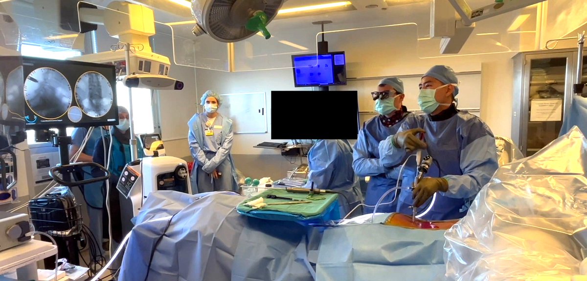 Penn Neurosurgery (@pennnsg) on Twitter photo Here's <a href="/jwyoonspine/">Jang Won Yoon MD MS FAANS</a> performing a single-level endoscopic transforaminal lumbar interbody fusion with fluoroscopy-based instrument tracking.
Watch the full operative video here: spr.ly/6013vSy7l Here's <a href="/jwyoonspine/">Jang Won Yoon MD MS FAANS</a> performing a single-level endoscopic transforaminal lumbar interbody fusion with fluoroscopy-based instrument tracking.
Watch the full operative video here: spr.ly/6013vSy7l