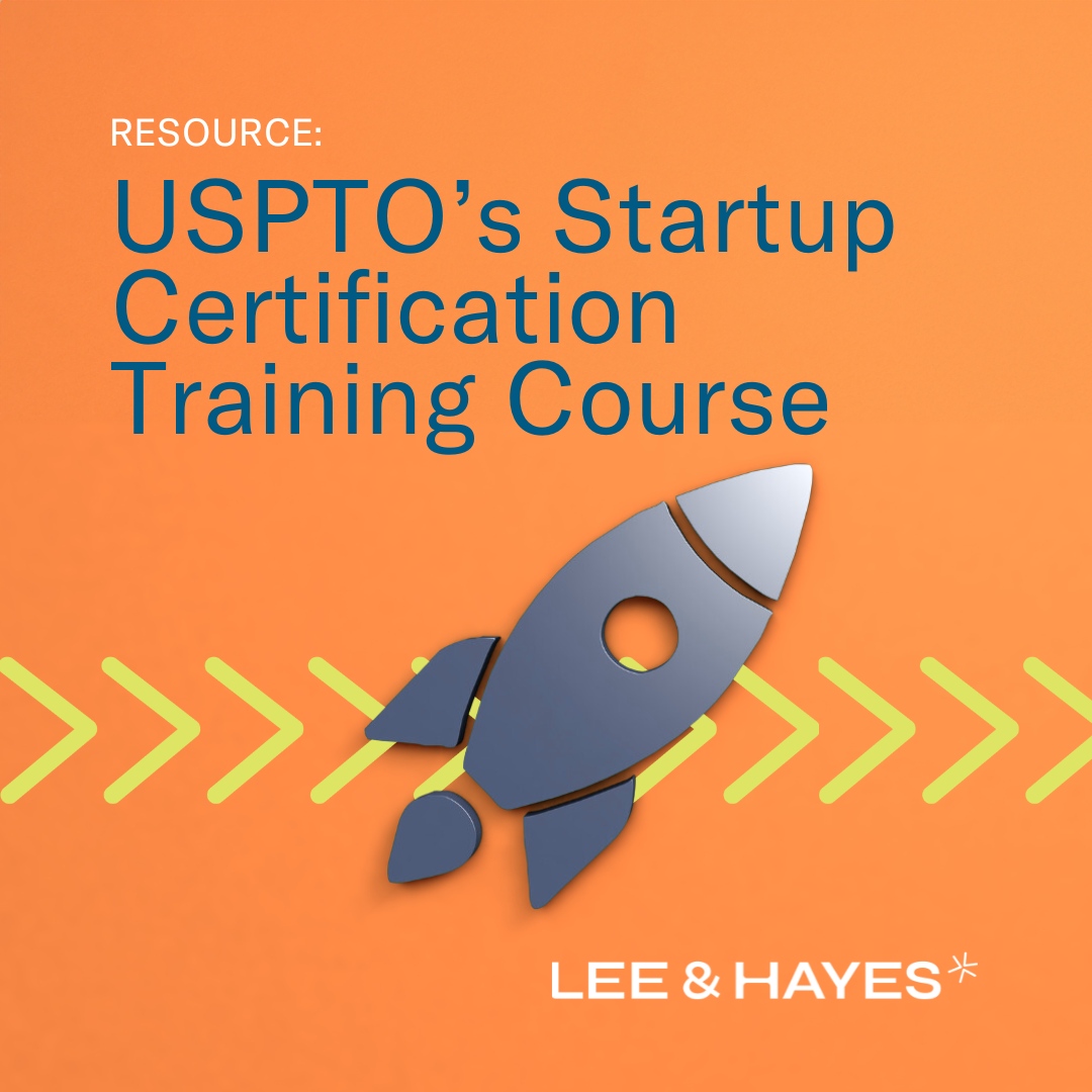The USPTO recently announced its virtual startup certification training course, which provides essential information for startups on identifying and protecting their IP: uspto.gov/learning-and-r…