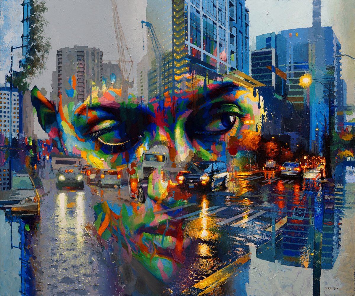 David Cheifetz (@davidcheifetz) on Twitter photo New painting “Convergence” is currently en route to <a href="/Gallery1261/">Gallery 1261</a> 🔥 30x36in oil on panel. I worked on this painting off-and-on for 10 months, which is very unusual for me. Momentum has typically been important for successfully finishing my paintings, but I think age and ..... New painting “Convergence” is currently en route to <a href="/Gallery1261/">Gallery 1261</a> 🔥 30x36in oil on panel. I worked on this painting off-and-on for 10 months, which is very unusual for me. Momentum has typically been important for successfully finishing my paintings, but I think age and .....