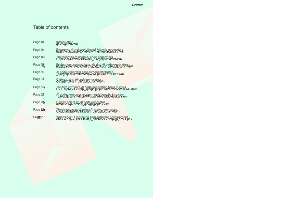 sarrah_talley__'s tweet image. Leading AI Code Generator 

Credit: Htec 

#ai #ml #aicodegenerator #aicode #debadipb #profitsolutions