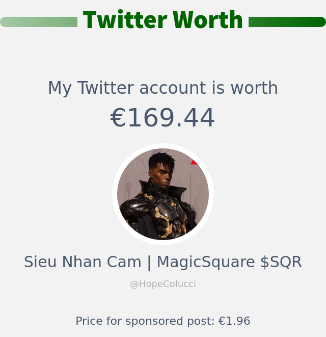 Sieu Nhan Cam | MagicSquare $SQR tweet media