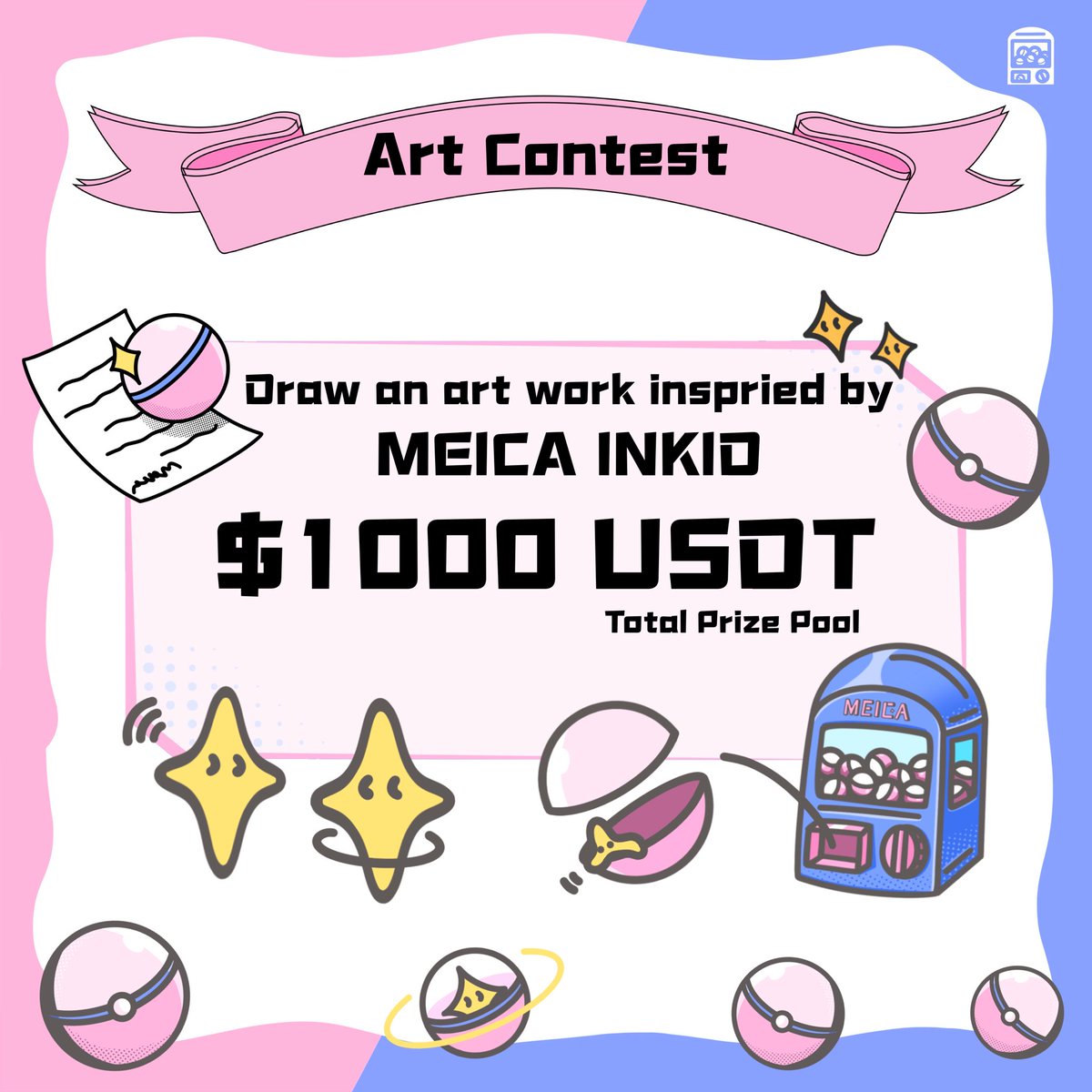 🎨MEICA ART CONTEST🎨

Calling all anime chibi artists and fans 

Draw an artwork inspired by #MEICA INKIDs✨ 

We will choose the most captivating pieces and reward the creators and voters more details are below: