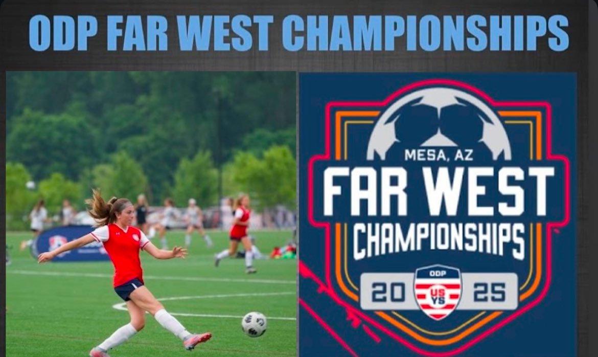 Madison Coats (@madisoncsoccer) on Twitter photo Excited to be playing with my Michigan ODP State Team this weekend in the ODP Far West Championships in AZ‼️
Friday 4:00 pm
Saturday 12:00 pm
Sunday 8:00 am
Monday TBD
<a href="/Coach_Scooter/">Coach Scooter</a> <a href="/lewisrobbo/">Lewis Robinson</a> <a href="/PaigeEli7/">Paige Eli</a> <a href="/natevanryn/">Nate Van Ryn</a> <a href="/MSYSASoccer/">MSYSA State Office</a> <a href="/misoccernetwork/">Michigan Soccer Network</a> Excited to be playing with my Michigan ODP State Team this weekend in the ODP Far West Championships in AZ‼️
Friday 4:00 pm
Saturday 12:00 pm
Sunday 8:00 am
Monday TBD
<a href="/Coach_Scooter/">Coach Scooter</a> <a href="/lewisrobbo/">Lewis Robinson</a> <a href="/PaigeEli7/">Paige Eli</a> <a href="/natevanryn/">Nate Van Ryn</a> <a href="/MSYSASoccer/">MSYSA State Office</a> <a href="/misoccernetwork/">Michigan Soccer Network</a>