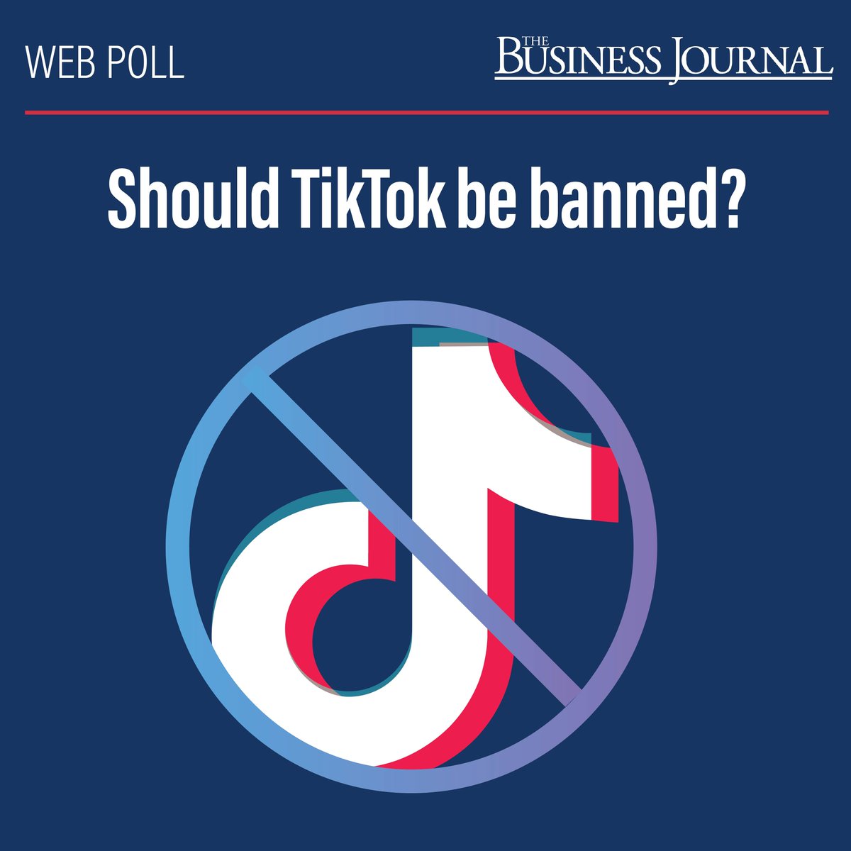 TBJFresno's tweet image. It&apos;s Web Poll Time! 🗣️ Should TikTok be banned? Let us know what you think by clicking the link in our bio. 🔗 Results of this web poll will be in our January 10th edition of The Business Journal. 🗞️

#webpoll #poll #tiktok #socialmedia #vote #tbj #thebusinessjournal