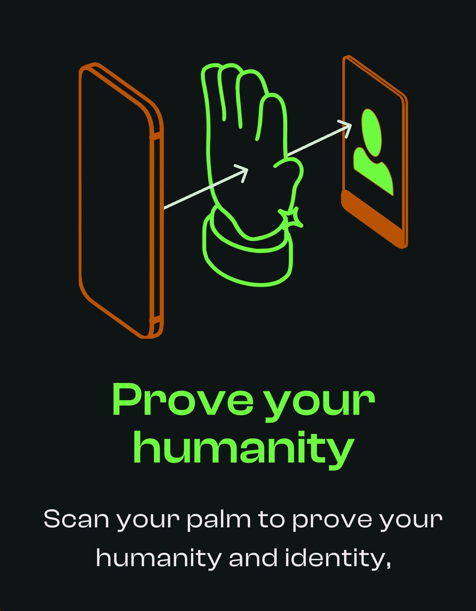 Humanityprot's tweet photo. 3️⃣ Phase 3 > Humanity Scanners
These scanners are getting your palm print + veins pattern for an additional layer of security. 

They've been presented last year at Token 2049 and will become available during this 3rd phase. https://t.co/6GOdB9AFUJ