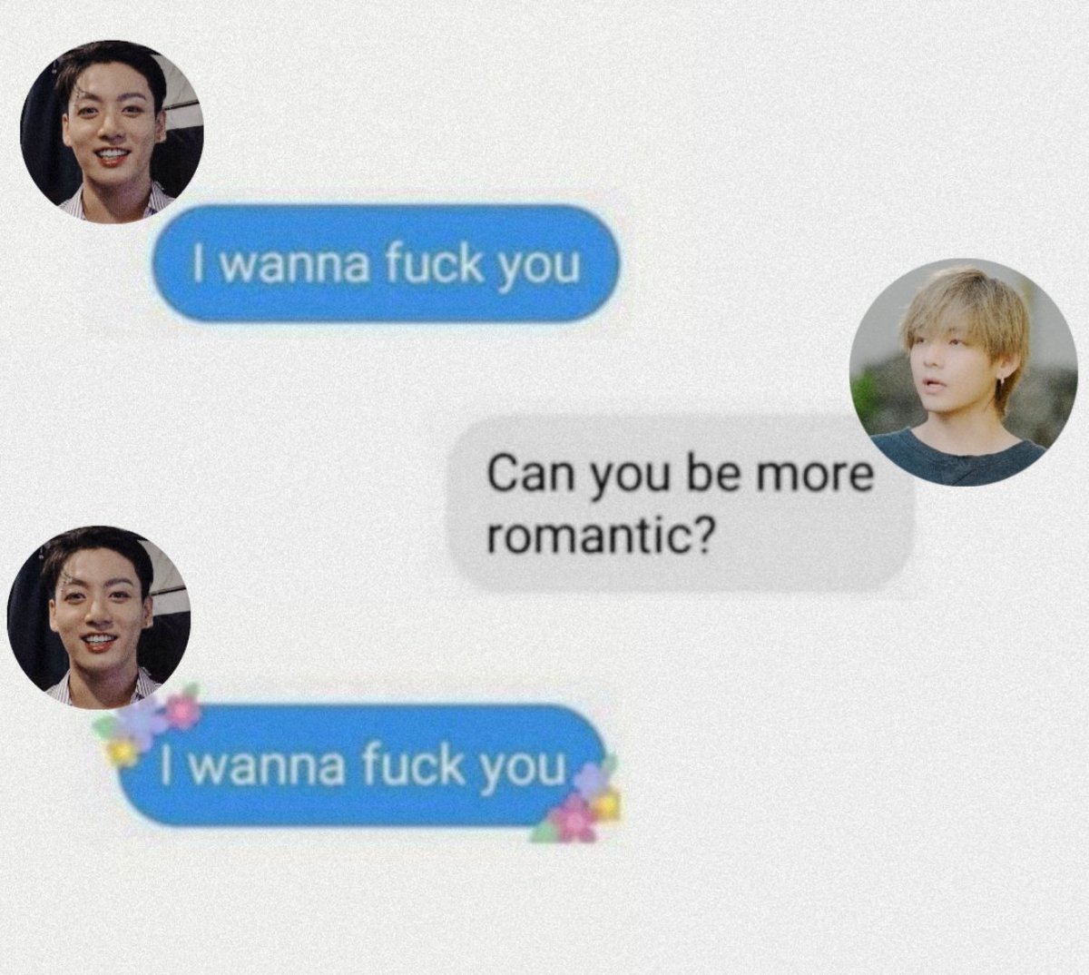 Literally seven's koo. Flowers and everything