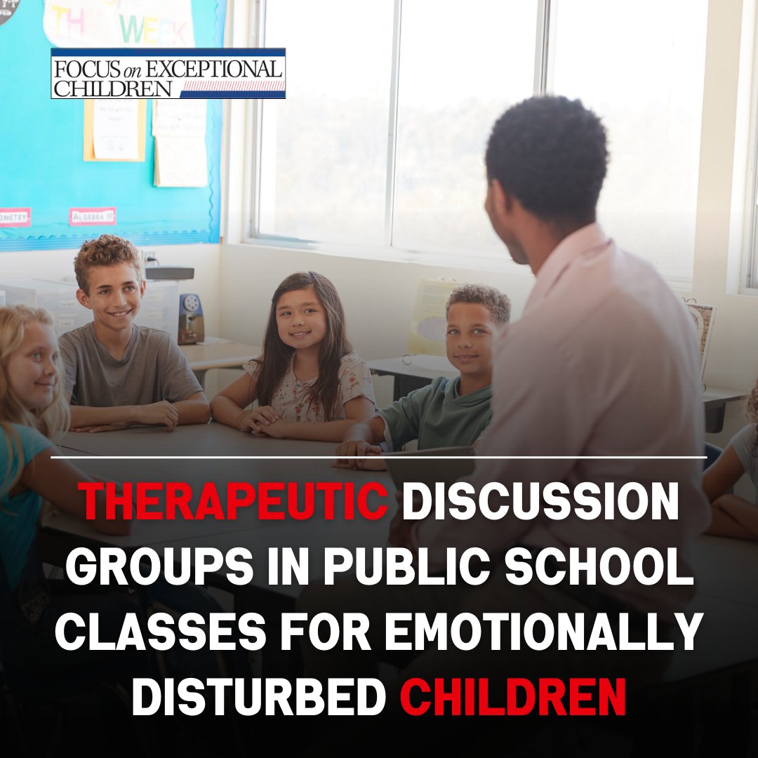📰 Article of the Day 📰

"Of even greater significance is the students' development of interpersonal problem-solving skills that they will use throughout their lives."

Read here: journals.ku.edu/focusXchild/ar…
