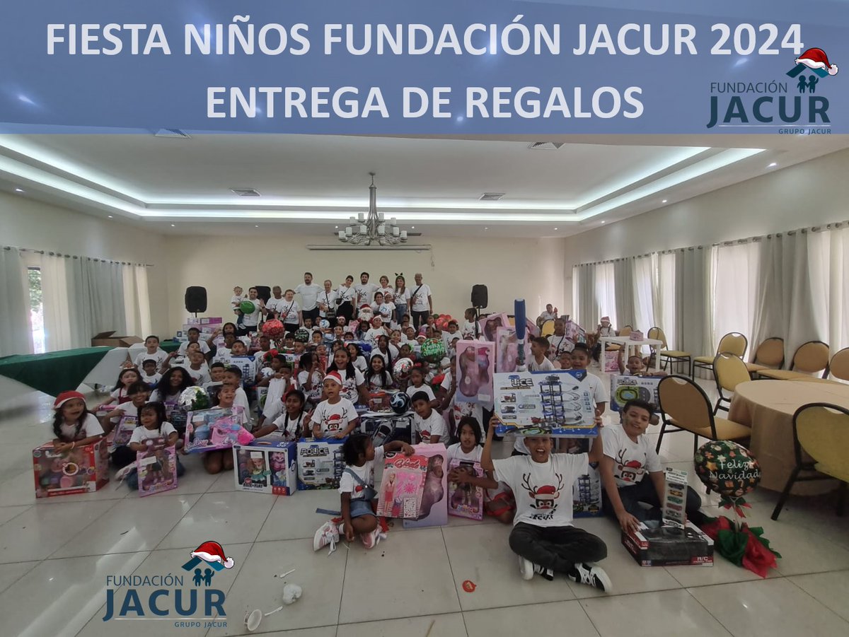 El pasado 21 de Diciembre de 2024 se celebro la entrega de regalos a los niños de la fundación, Evento en el cual se presento el Grupo de Danza y Música, mucha animación, juegos y show de magia.

#LoHacemosDiferente #LoHacemosBien #FundaciónJacur #niños #Barranquilla #grupojacur