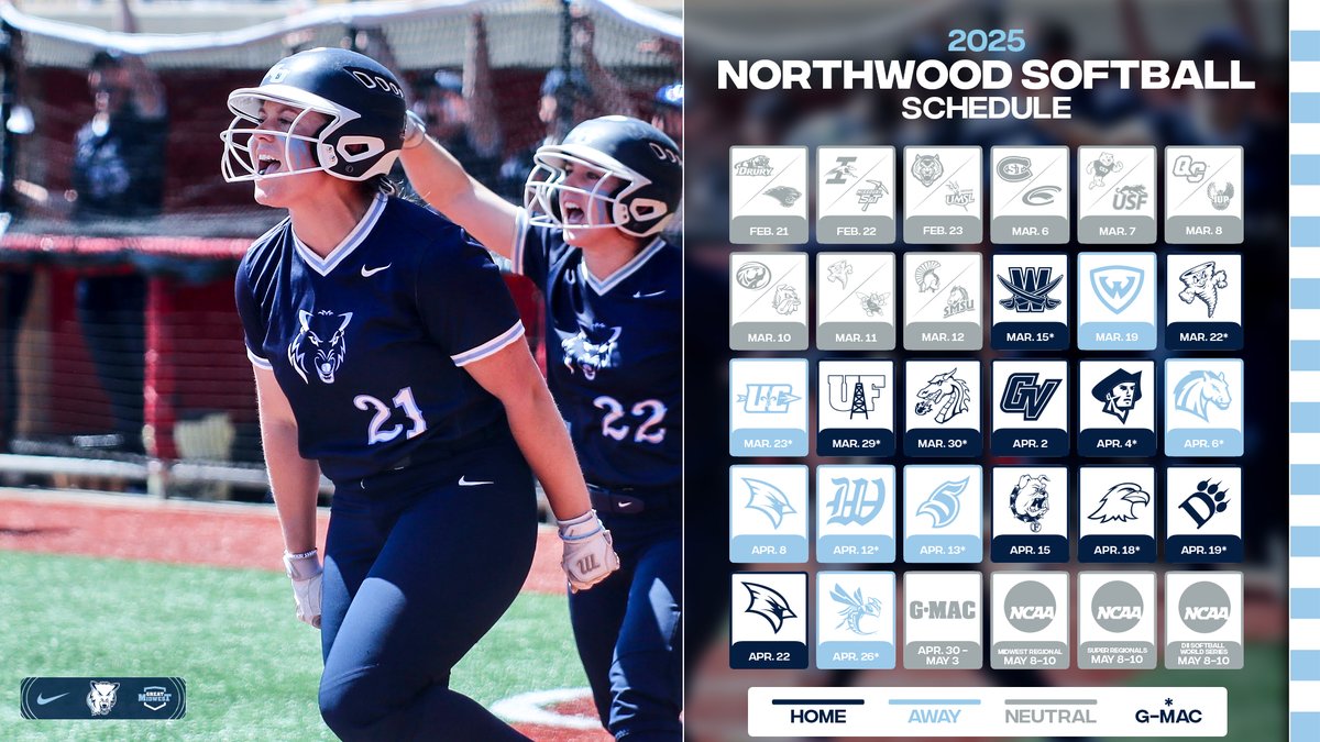 Northwood Athletics (@nutimberwolves) on Twitter photo 🥎 SCHEDULE | <a href="/Northwoodsball/">Northwood Softball</a> Sets 2025 Season Schedule!
Keep up-to-date on times and schedule changes at gonorthwood.com!
#RollTimbys🐺
gonorthwood.com/x/pzf88 🥎 SCHEDULE | <a href="/Northwoodsball/">Northwood Softball</a> Sets 2025 Season Schedule!
Keep up-to-date on times and schedule changes at gonorthwood.com!
#RollTimbys🐺
gonorthwood.com/x/pzf88