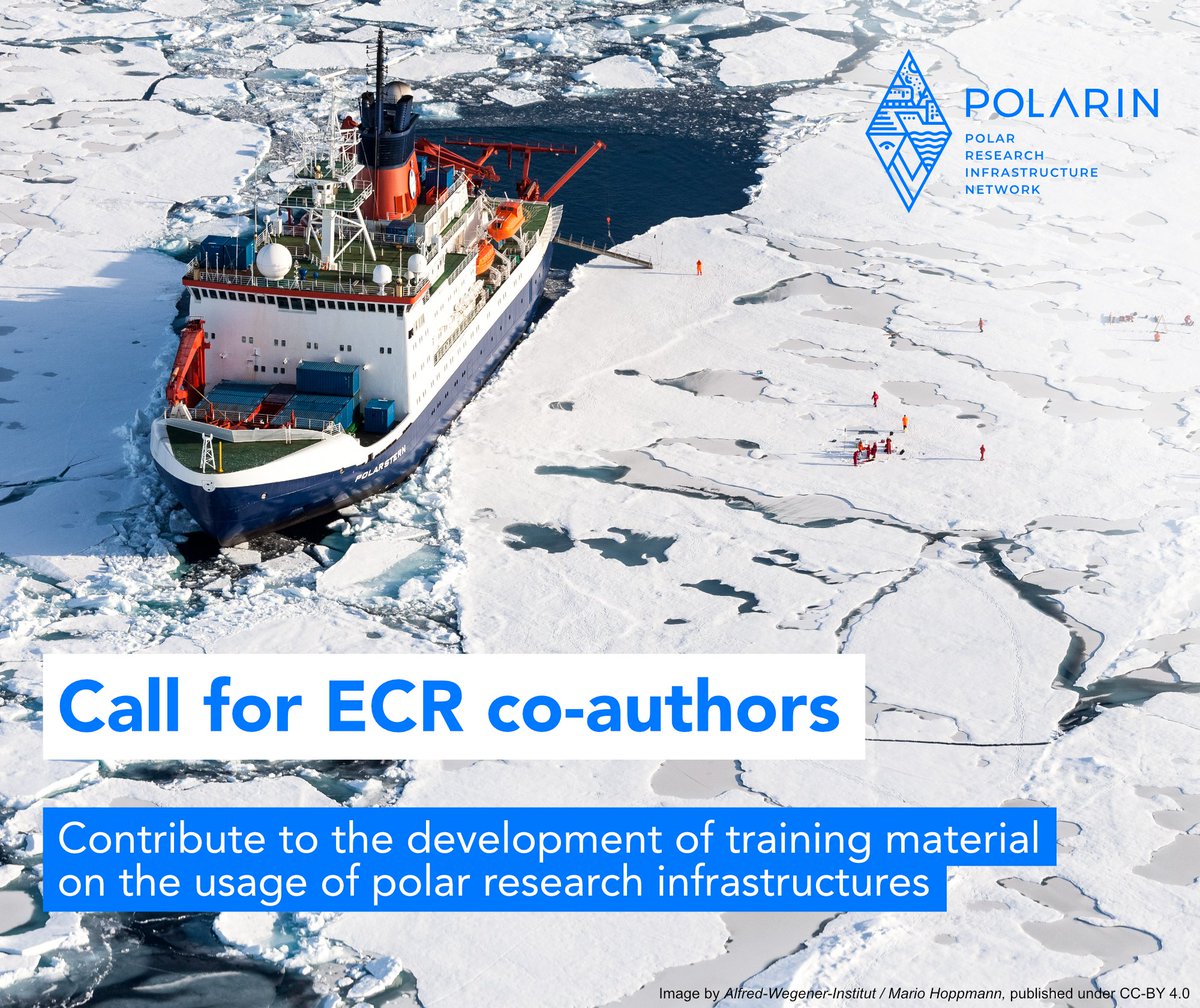 Do you want to share your polar fieldwork experience with fellow ECRs? As part of the @EuPolarin project, #APECS is inviting ECRs to contribute to the development of training material on the usage of polar research infrastructures. Apply by 8 January!