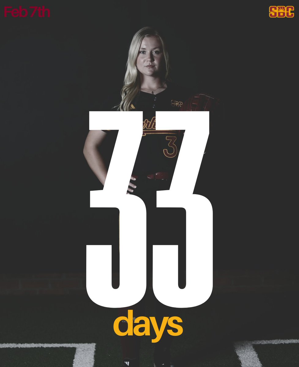 Let the countdown begin. We are 33 days away from our 2025 season. #SHIP <a href="/_morganbrown22_/">Morgan Brown</a>