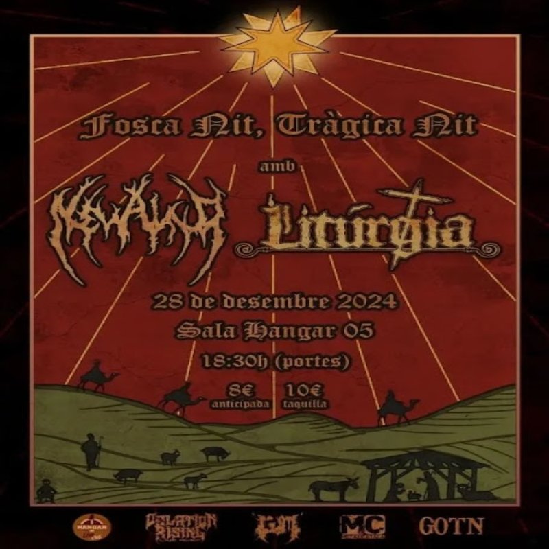 Amics de les tenebres!
Dissabte vaig anar amb l'Oleh Dovhal al concert de Nemaid i Litúrgia i el nostre gran col·laborador ens n'ha fet una bonica crònica.
No us la perdeu!
elrockodrom.cat/nemaind-liturg…
<a href="/nemaind/">Nemaind</a> <a href="/metalcatala/">Mètal Català</a>