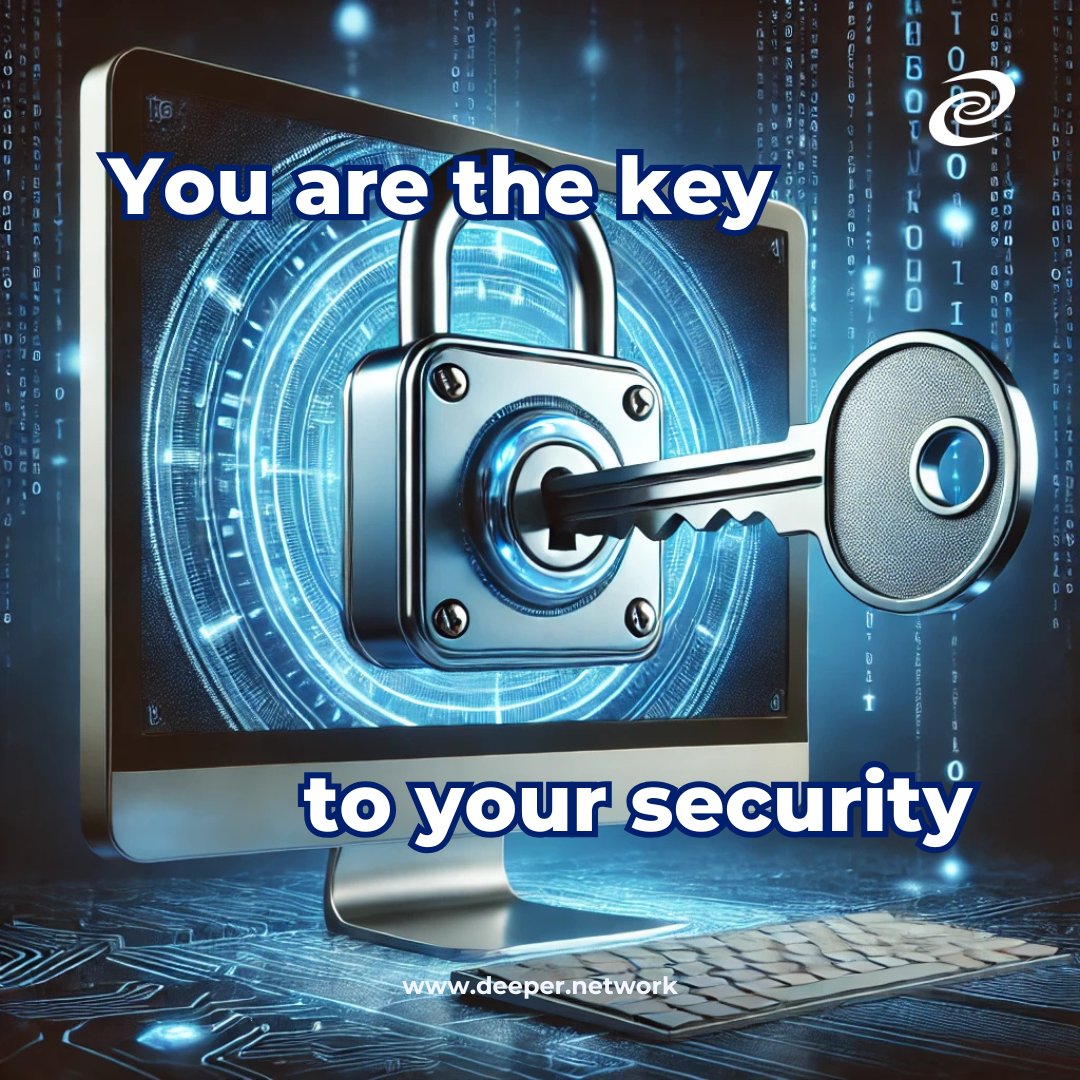 In the digital world, your security starts with YOU. 🔑 Protect your data, privacy, and freedom with #DeeperNetwork decentralized private network. 🌍 No gatekeepers, no prying eyes—just you in control. 

#decentralized #VPN #cybersecurityawareness