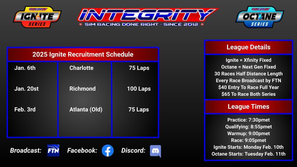 Integrity Racing League tweet media
