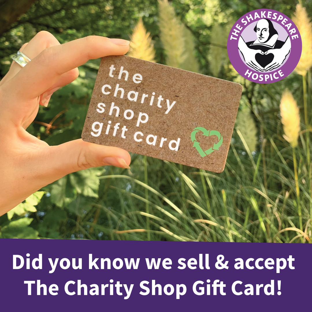 💜🎁 Did you know we sell &amp; accept the Charity Shop Gift Card?

It’s the perfect way to support sustainable shopping &amp; give back to your community! 🌍

📍 Use it at our shops: theshakespearehospice.org.uk/shop/our-shops/