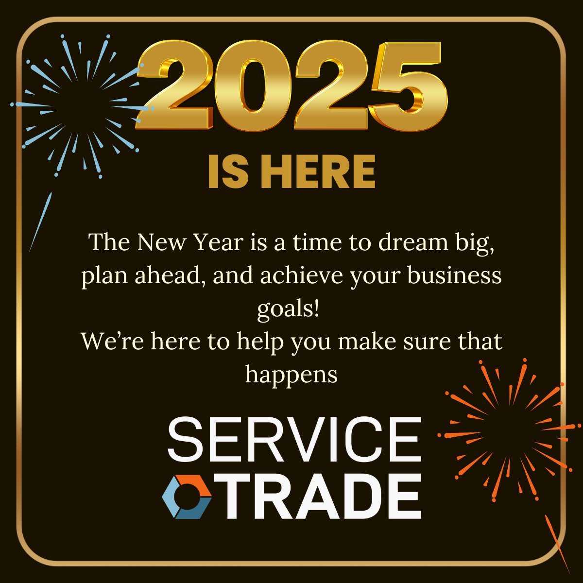 We know that every goal starts with a clear vision and the right tools to make it happen. Whether you’re streamlining operations, enhancing service delivery, or strengthening customer relationships, our team is here to help you succeed every step of the way.

Here’s to 2025! 🎉