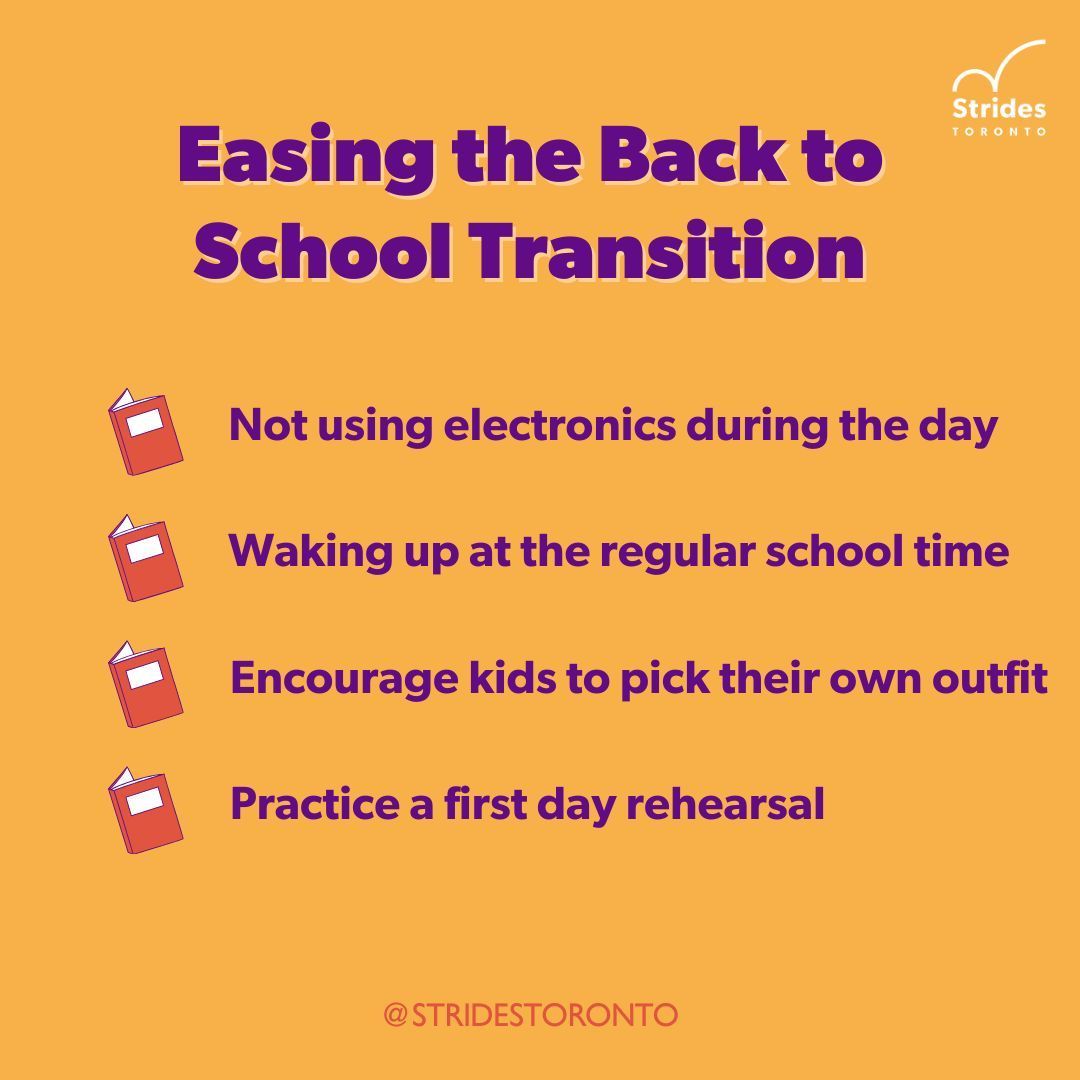 We know that transitioning from holiday fun to school routines can be stressful, but it doesn't have to be! Small changes like these can make a big difference in helping kids feel confident and excited for what’s ahead. 💛📚  #MakingStrides