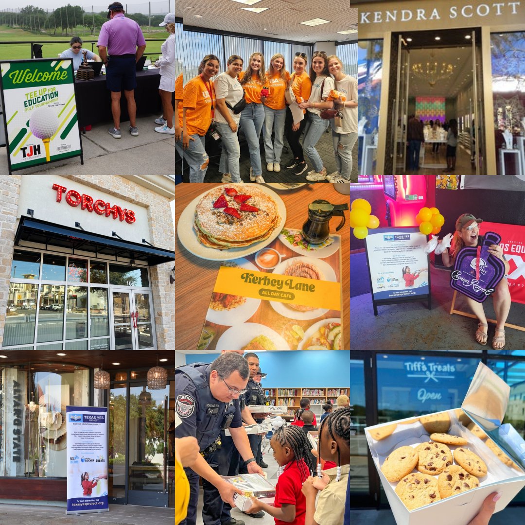 When neighbors help neighbors, amazing things happen! Thank you to every local business and organization that joined us in supporting Texas students this year. 

You make our mission possible! 🤝 

#CommunityPartners
