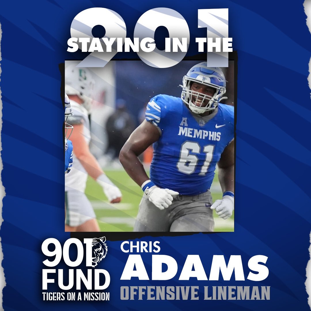 901 Fund provides NIL opportunities for student-athletes like me to support local charities, all while helping keep <a href="/TigersAthletics/">Memphis Tigers</a> competitive. 🐯💙
Make a difference today with a one-time donation to Memphis Football at gotigersgo.com/nil!
#901FundPartner <a href="/901fund/">@901Fund</a>