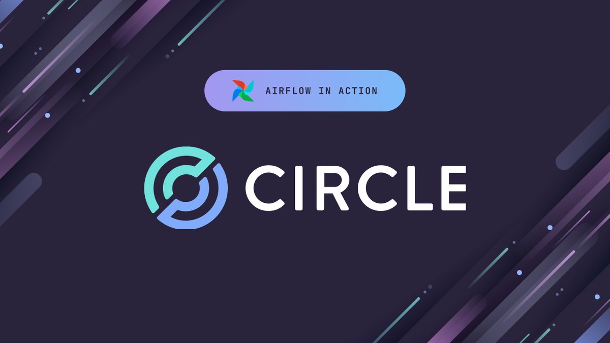 Discover how @circle uses @ApacheAirflow for orchestrating #blockchain data  workflows and is exploring Astro to help scale its data platform, implement  CI/CD practices, and overcome the challenges of self-managing its Airflow  environment.