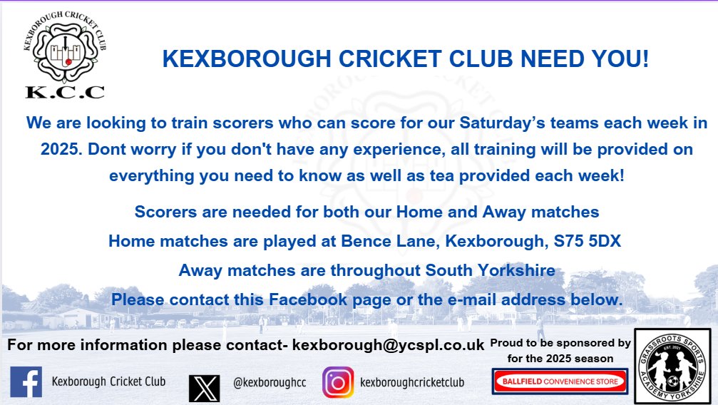 Kexborough CC (@kexboroughcc) on Twitter photo 