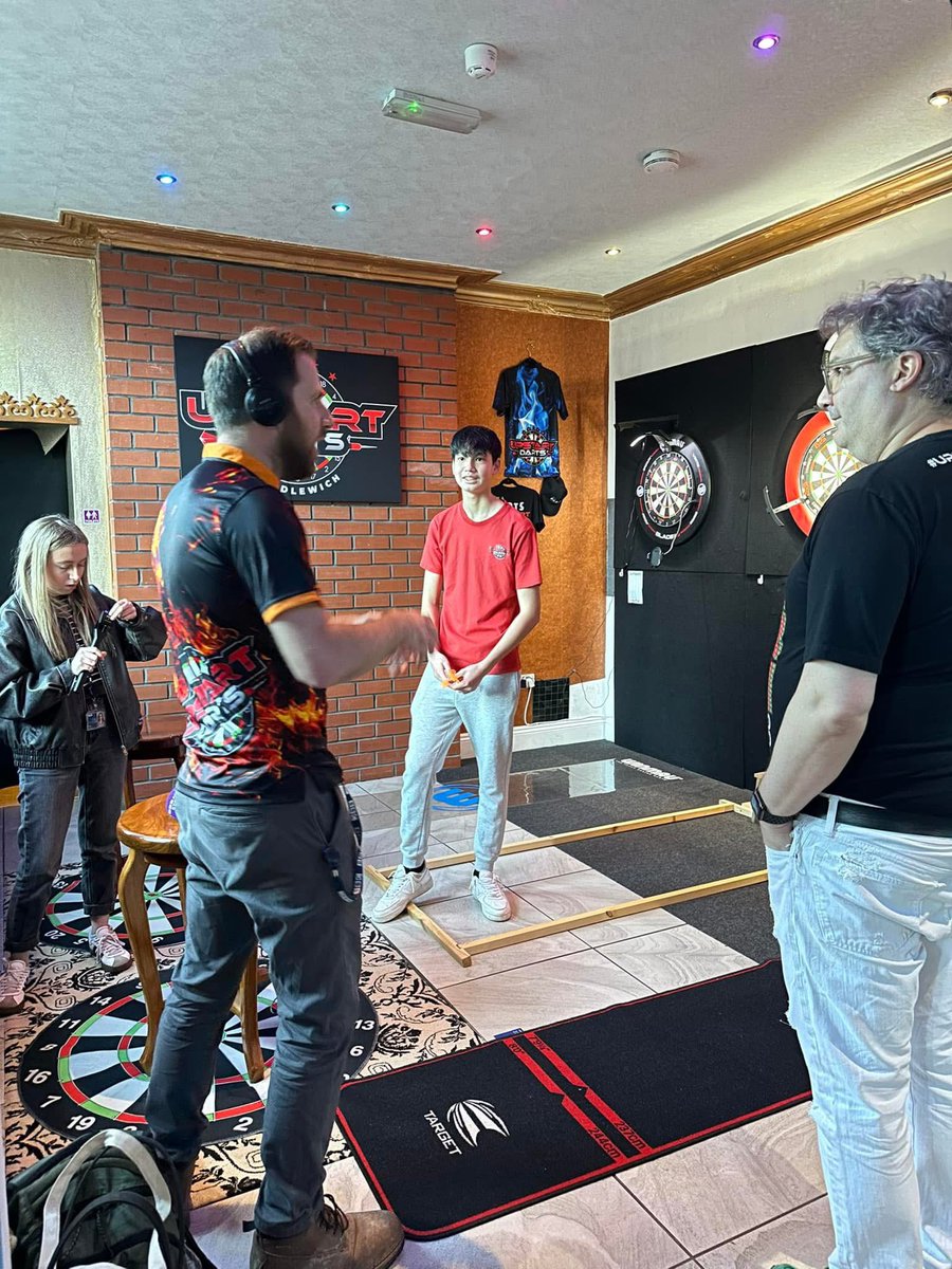 UpstartDarts's tweet image. Did anyone hear us live onBBC Radio Stoke this morning?