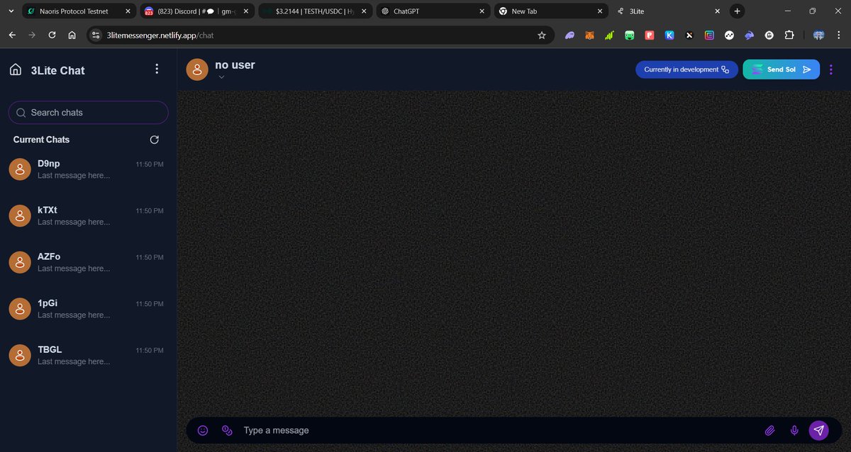 3Lite Messenger tweet media
