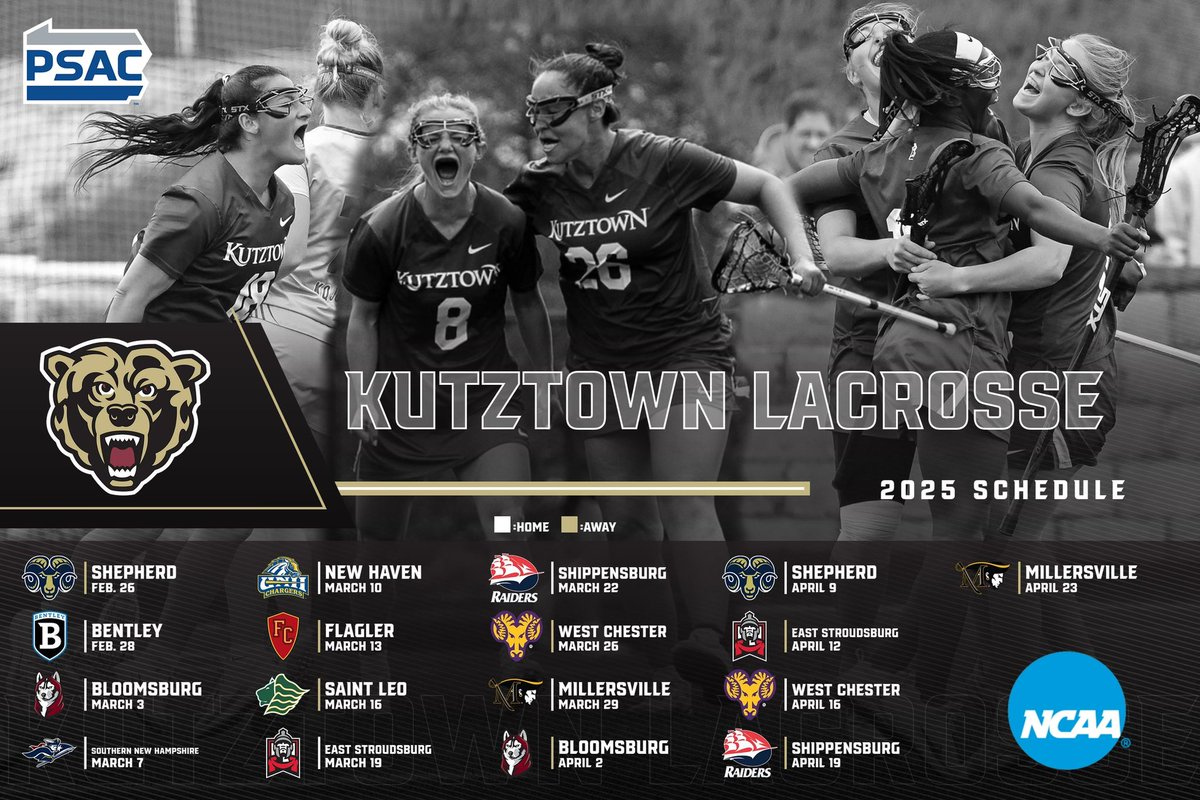 HERE WE GO!! 

Our 2025 schedule is out! We can’t wait to see you all in those stands!  

#WECANWEWILL. #gobears🐻