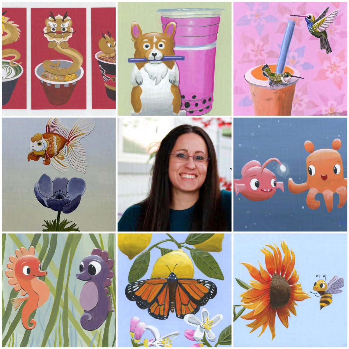 drawingnikki's tweet image. 2024 was a year of change.  We moved so I had less time to paint but still created 15 ish paintings.  Thanks to @giant_robot @Boca_del_Lupo @grumpybert for getting me to keep creating. Still Glazing my art so ai companies can’t steal it. @theglazeproject 
#artvsartist