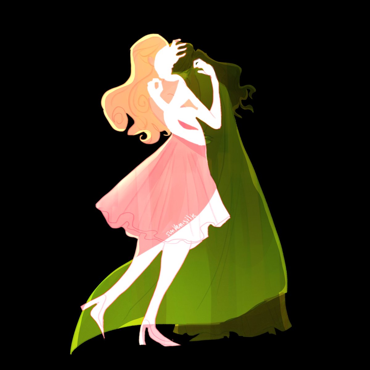 sunken_silk's tweet image. i love doomed yuri yall #Gelphie