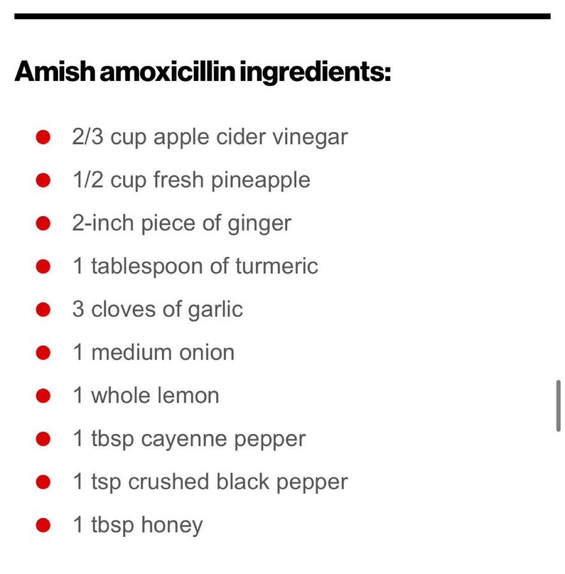 FredsFarm247's tweet photo. AMISH AMOXICILLIN RECIPE👇🏽 https://t.co/JL8RP6Ux43