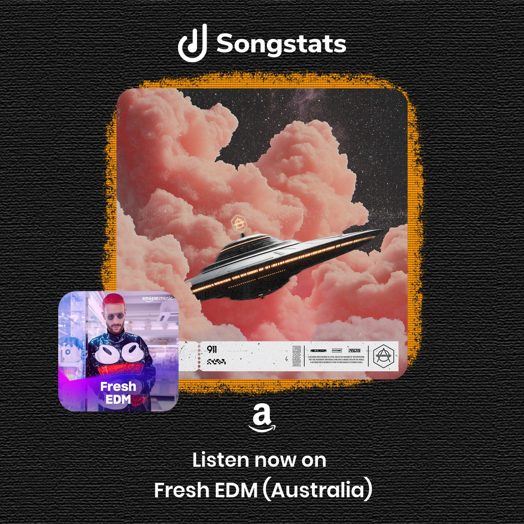 <a href="/djlicious/">djlicious</a> Aww yeah!! "911" was added to the editorial playlist 'Fresh EDM' on Amazon Music! Check out the full stats on Songstats.