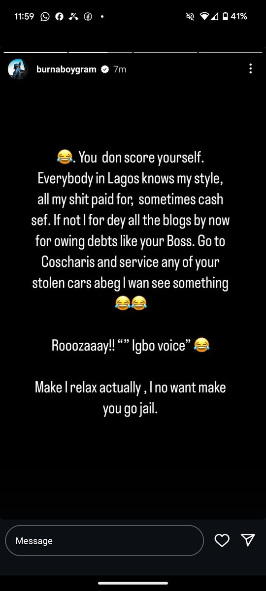 BurnaBoy should rest. Diddy oil has come to stay...

Enter Studio!
