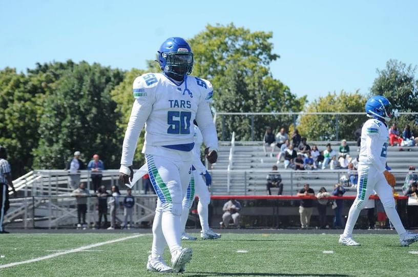 Gabe24kt's tweet photo. SENIOR SZN LOADING…⚓️🦍 #tars #tarsfootball @SSICPFootball75 https://t.co/wTSkuLKOqR
