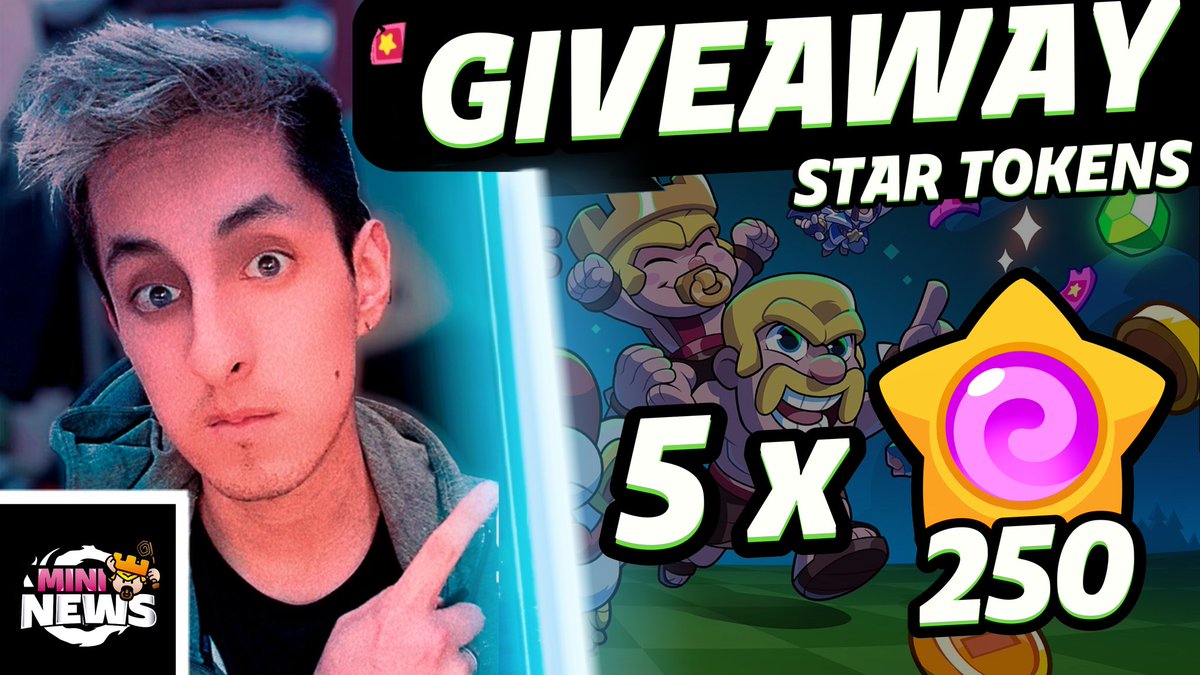 SBMiniNews (@sbmininews) on Twitter photo ¡SORTEO POR 5 LINKS DE STARR TOKENS!
⭐ REQUISITOS ⭐
⭐ Seguir a <a href="/ByAlexis_Carp/">By_Alexis17 +319HS❤</a> y <a href="/SBMiniNews/">SBMiniNews</a>
⭐ Dar ❤️ y 🔁
⭐ Comenta tu buster favorito
¡GANADORES EL DÍA 6 DE ENERO!
#SquadBusters #Giveaway ¡SORTEO POR 5 LINKS DE STARR TOKENS!
⭐ REQUISITOS ⭐
⭐ Seguir a <a href="/ByAlexis_Carp/">By_Alexis17 +319HS❤</a> y <a href="/SBMiniNews/">SBMiniNews</a>
⭐ Dar ❤️ y 🔁
⭐ Comenta tu buster favorito
¡GANADORES EL DÍA 6 DE ENERO!
#SquadBusters #Giveaway