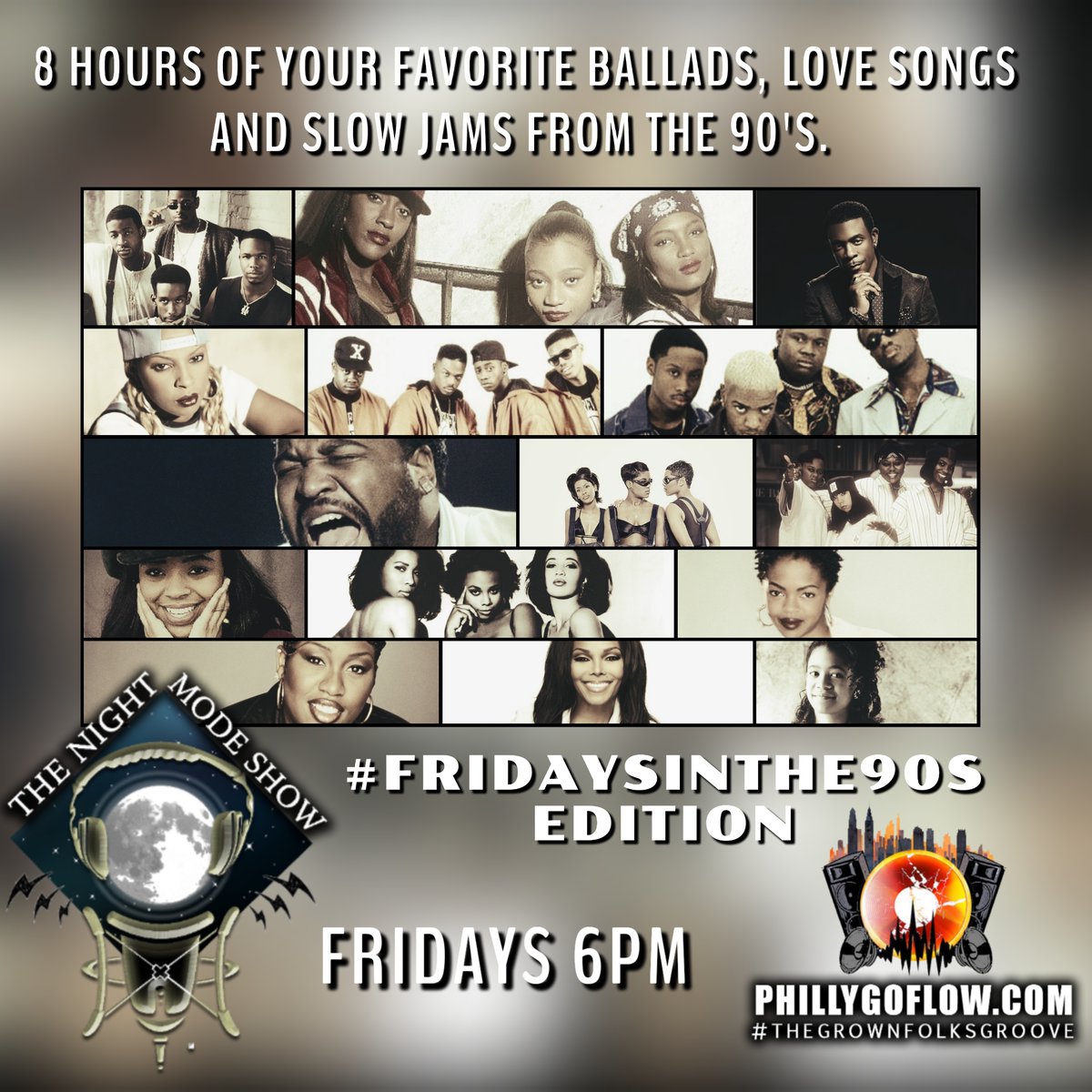 Jonathan Brown (@jlbfromdvm) on Twitter photo <a href="/PhillyGoFlow/">Da Philly Go Flow</a> has got classic 90's slow jams until 2am.
Tap In >>> PhillyGoFlow.com
#FridaysInThe90s <a href="/PhillyGoFlow/">Da Philly Go Flow</a> has got classic 90's slow jams until 2am.
Tap In >>> PhillyGoFlow.com
#FridaysInThe90s
